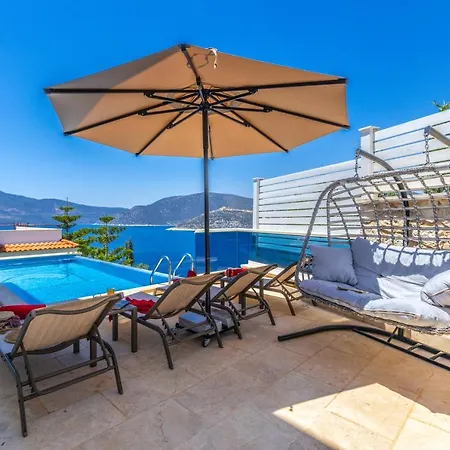 וילה Luxury Very Close To Beach, Amazing Sea Views, Heated Salt-water Pool קס